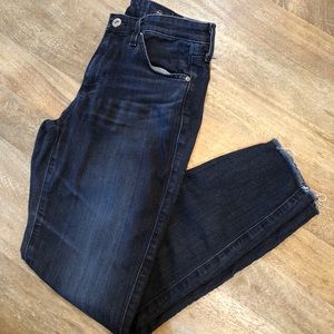 AG Jeans Cropped Ankle High Rise Jean, Size 26